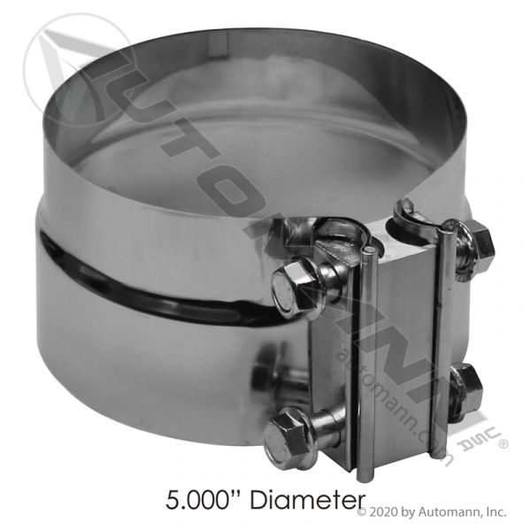 5" Stainless Formed Exhaust Clamp 562.U3105SS