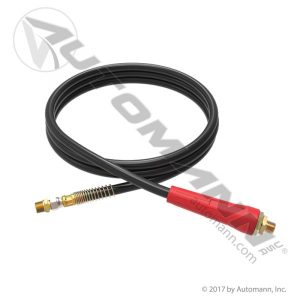 179.3009.12R Rubber Air Line Emergency 12ft RED