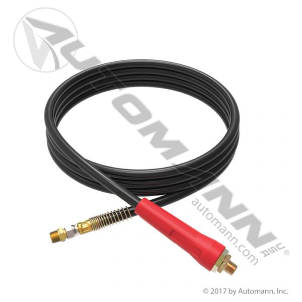179.3009.15R Rubber Air Line Emergency 15ft RED