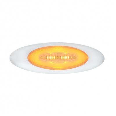 6 LED M5 Millennium GloLight (Clearance/Marker) - Amber LED/Clear Lens