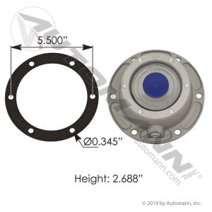 Automann Brand 180.10619 Hub Cap Standard for Trailer