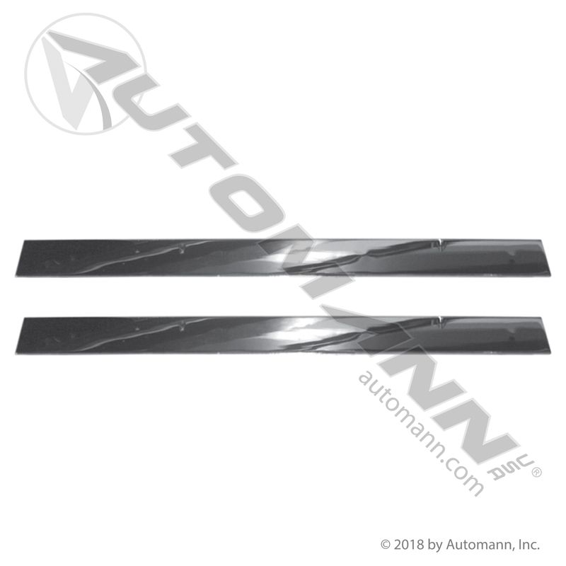 562.601-2BP Mud Flap Top Plate Chrome Pair