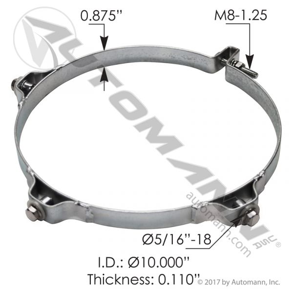 Heat Shield Mtg Bracket Kit 10in 562.U22101Z