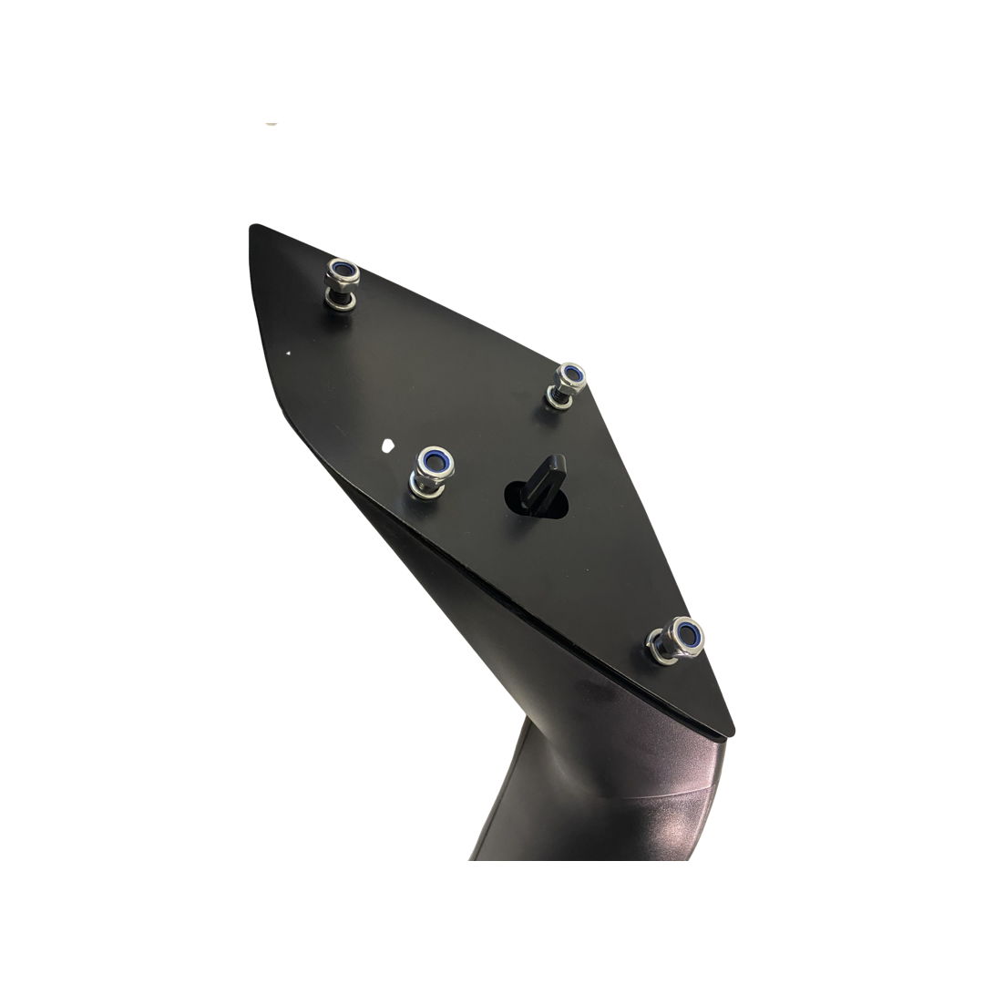 Hood Mirror Pair CHROME Side with Mounting Plate Replacement for 2004 - 2017 - Image 4