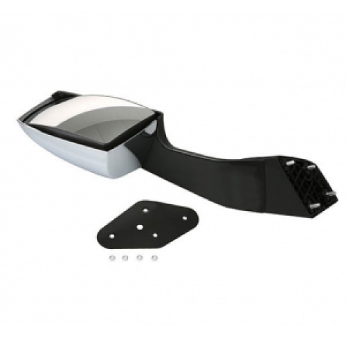 Passenger Side Chrome Hood Mirror for 2004-2017 Volvo VNL Trucks - Image 2