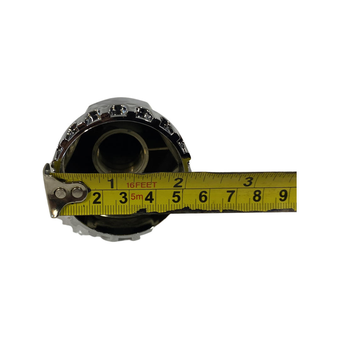 33mm Chrome Screw-on Lug Nut Covers for Semi Trucks