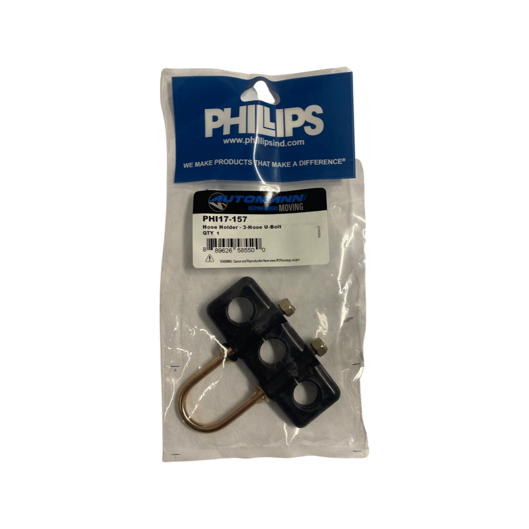 PHI17-157 Hose Holder - 3-Hose U-Bolt Phillips Brand