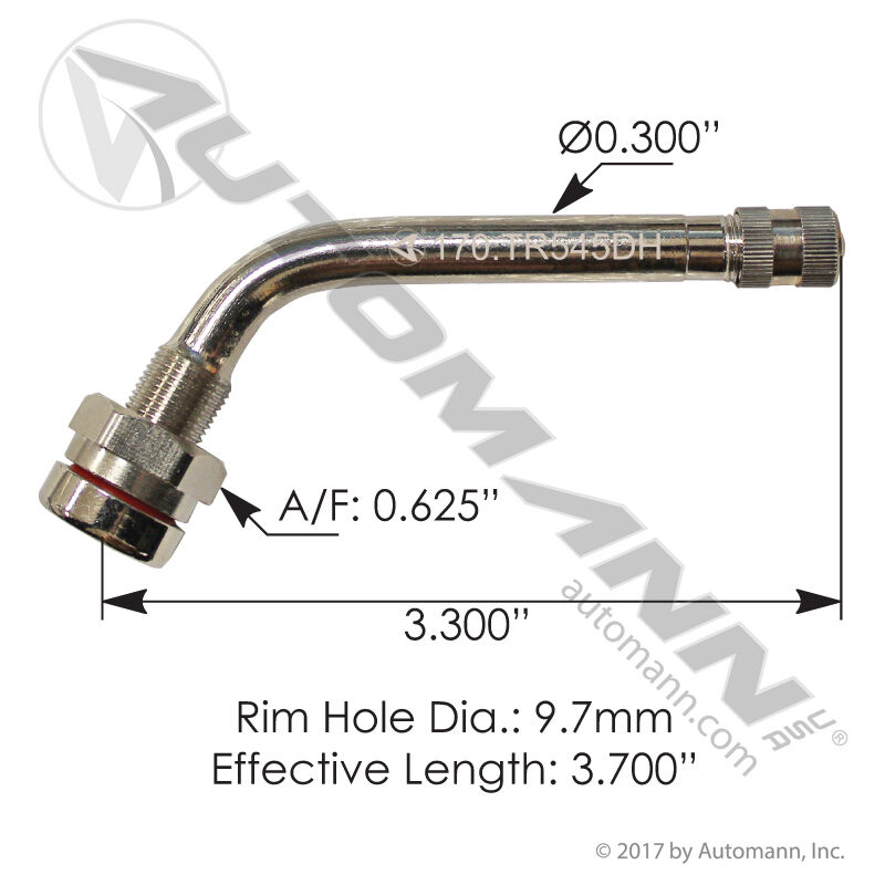 Valve Stem 3.700in Angled 170.TR545DH