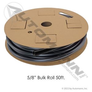 Nylon Tubing 5/8in OD X 50FT Black 177.5010