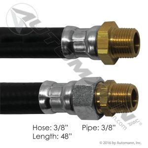 177.7248 Air Hose Assy 3/8in3/8in Pipe-48in L