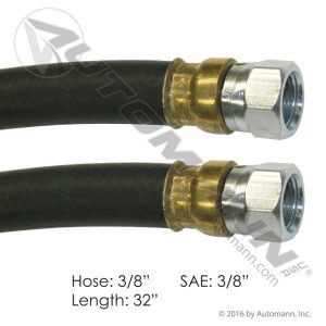 177.7432 Air Hose Assy 3/8in 3/8in SAE Swl-32in L