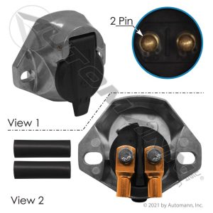 179.1034HDN Socket Dual Pole Horizontal HD Nose