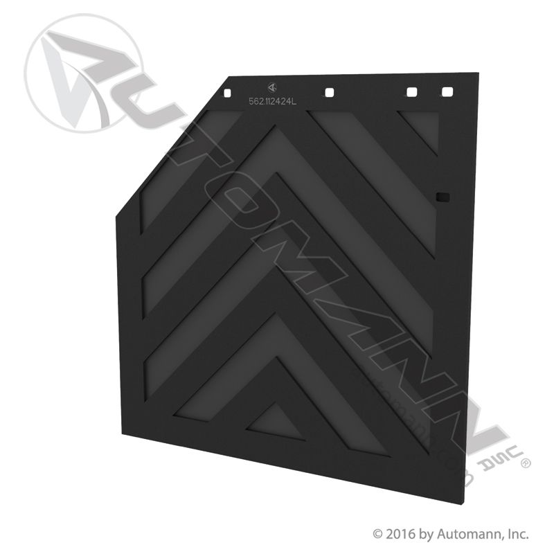 562.112424L Mud Flap Heavy Duty 45 Deg Left side