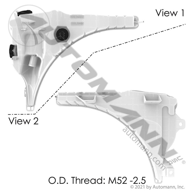 575.1073 Coolant Reservoir Freightliner