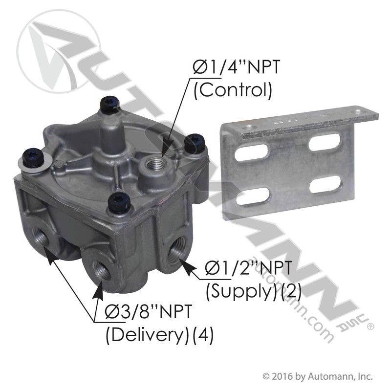 170.065476 R12P Type Pilot Relay Valve