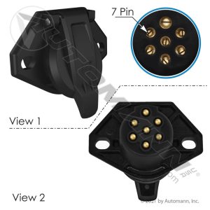 179.1039 Socket 7 Way Split Pins Nylon