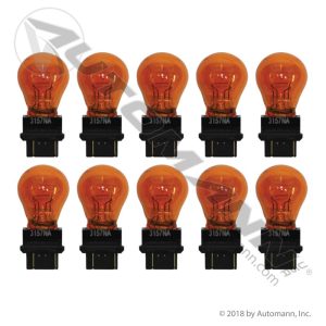 571.LB3157NA Miniature Bulb 3157NA Amber 10pk