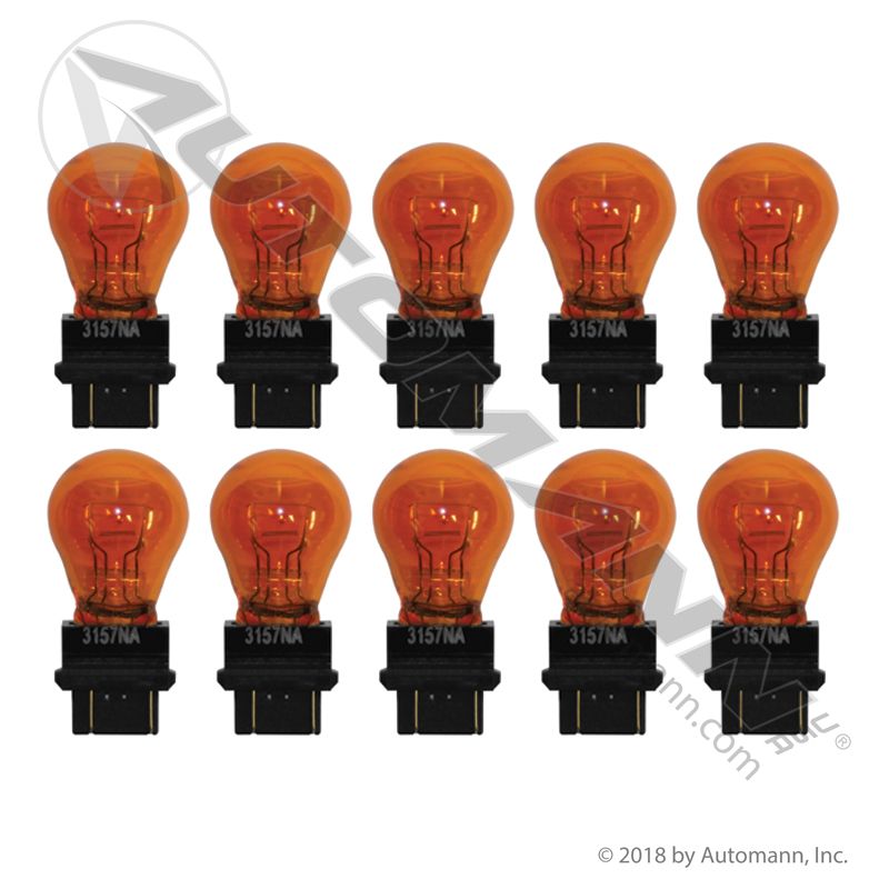 571.LB3157NA Miniature Bulb 3157NA Amber 10pk